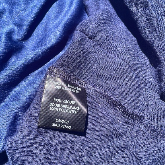 Lily Morgan navy light weight dress size 2x - Picture 9 of 10